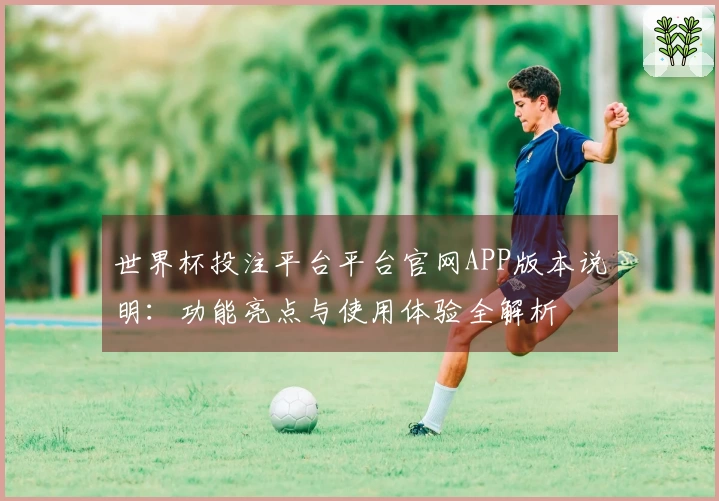世界杯投注平台平台官网APP版本说明：功能亮点与使用体验全解析