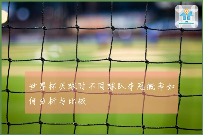 世界杯买球时不同球队夺冠概率如何分析与比较